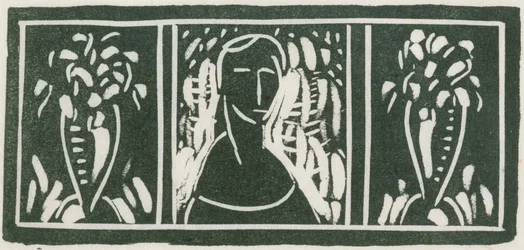 Linoleumsnede met Hulde door Sherwood Anderson